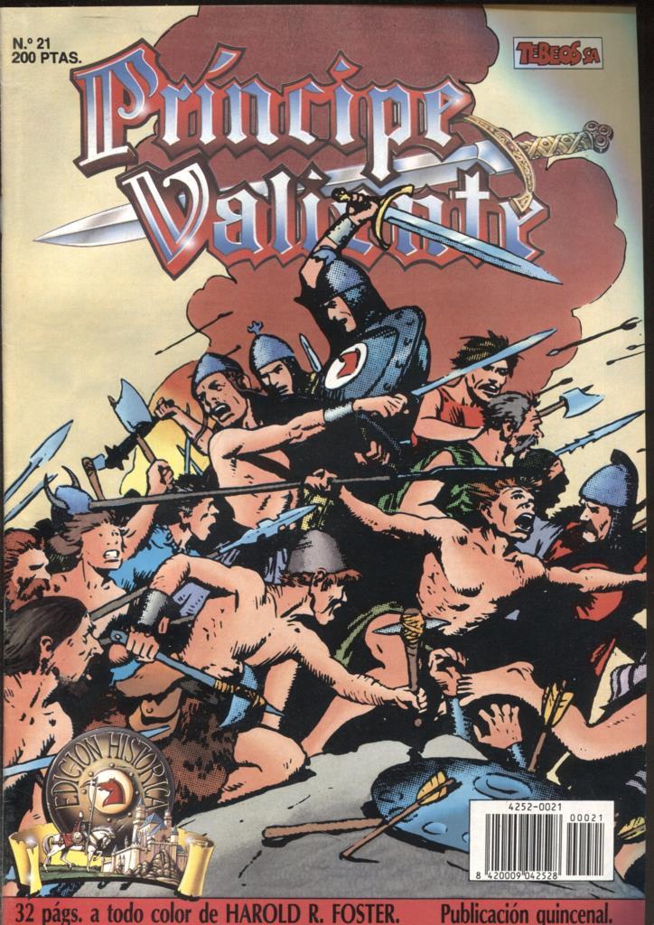Ediciones B: El Principe Valiente numero 21: tiras 24.4.1949 al 27.11.949