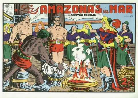 Iranzo: El Capitan Coraje facsimil numero 35: Las amazonas del mar