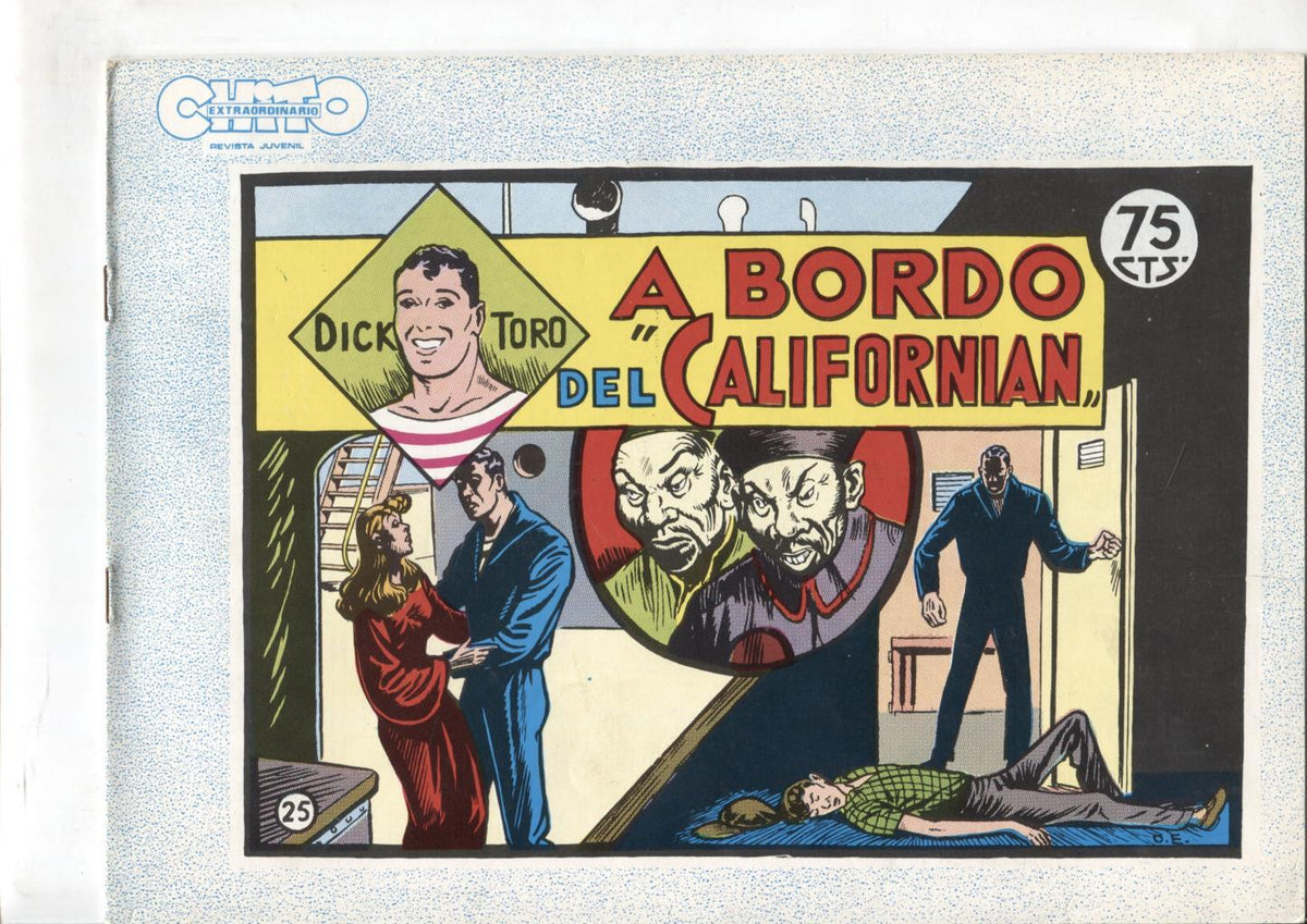Dick Toro facsimil numero 25: A bordo del Californian