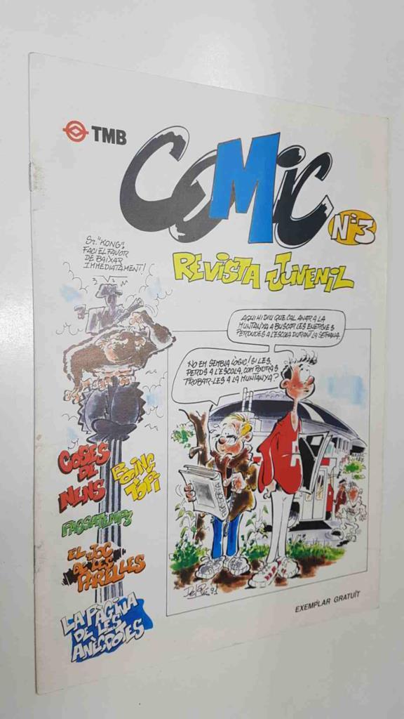 Revista juvenil: Comic num 3 - Coses de nen, Boing, Passatemps, La pagina de les anecdotes