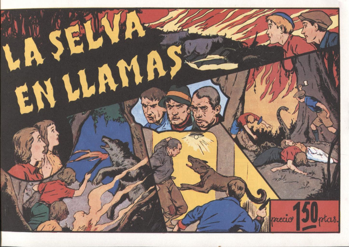 Facsimil: Juan y Luis: La selva en llamas