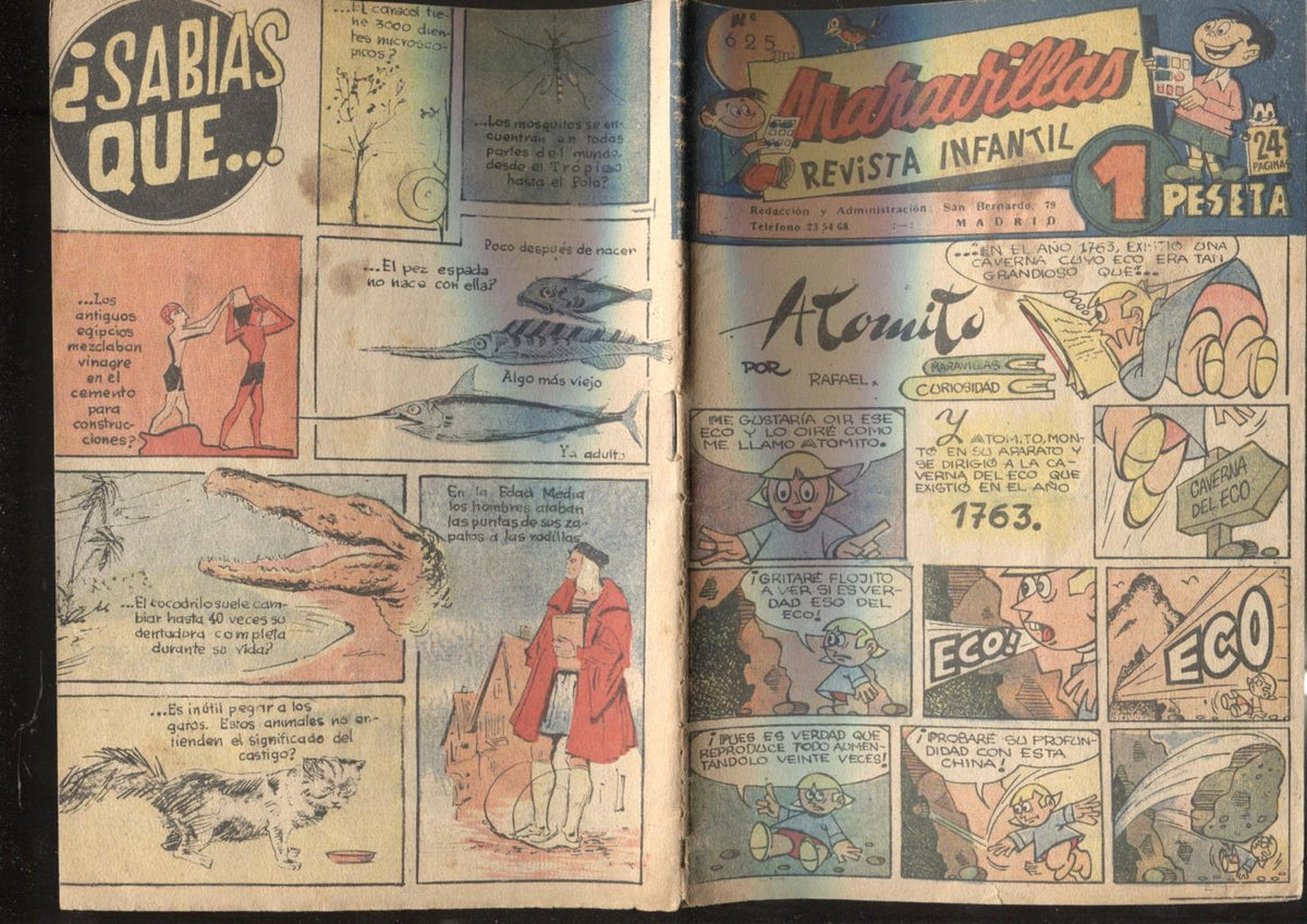 Maravillas revista infantil numero 625 (aviejada)
