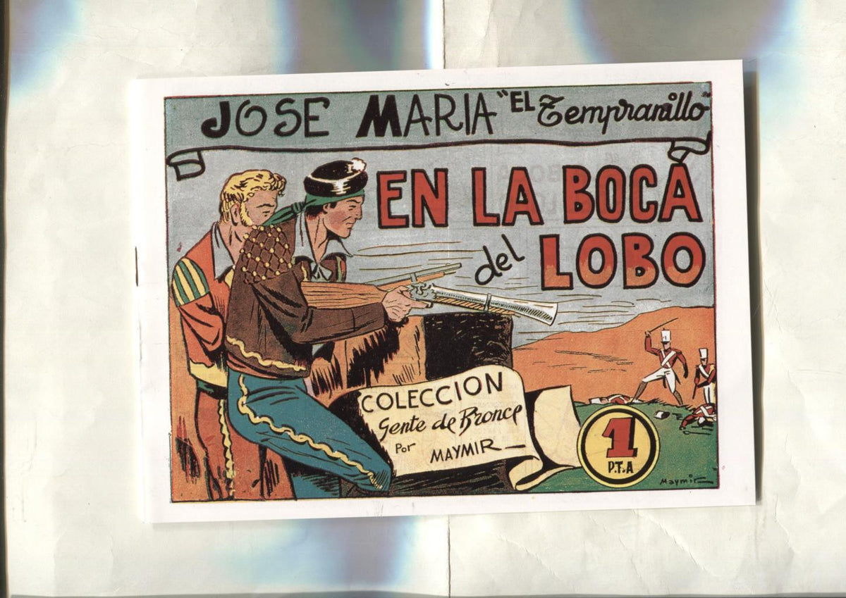 Facsimil: Jose Maria El Tempranillo de Maymir numero 10: En la boca del lobo