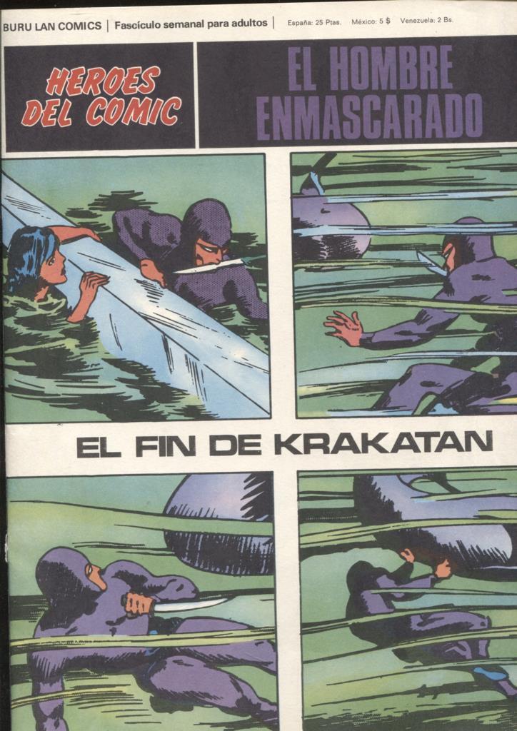 Hombre Enmascarado/Phantom de Burulan SOLO CUBIERTA nº 05: El fin de Krakatan