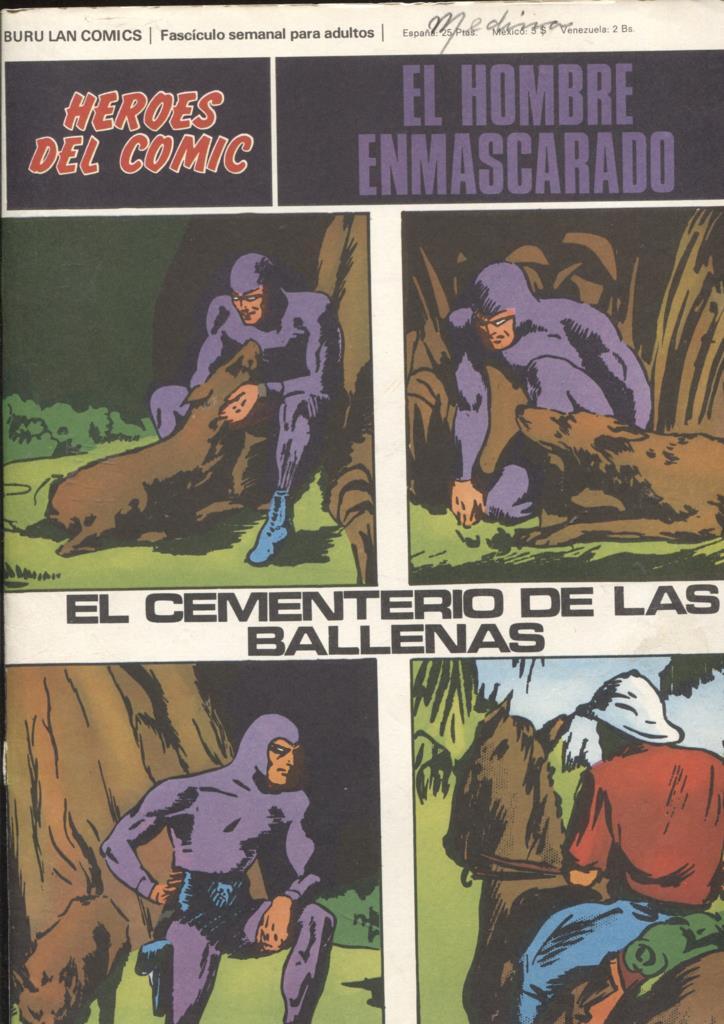 Hombre Enmascarado/Phantom de Burulan SOLO CUBIERTA nº 06: El cementerio de las ballenas