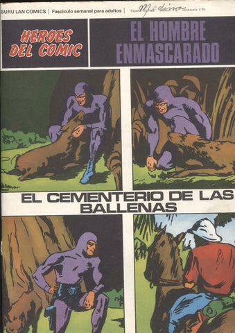 Hombre Enmascarado/Phantom de Burulan SOLO CUBIERTA nº 06: El cementerio de las ballenas