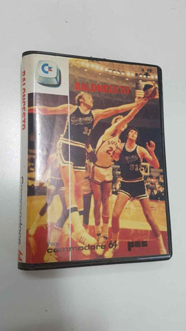 Juego Commodore 64: Baloncesto. Cinta cassette