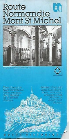 LAMINA 16065: Prospecto de turismo de la Route Normandie Mont St Michel, Francia