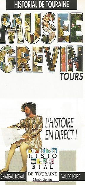 LAMINA 16063: Prospecto del Musee Grevin, Francia