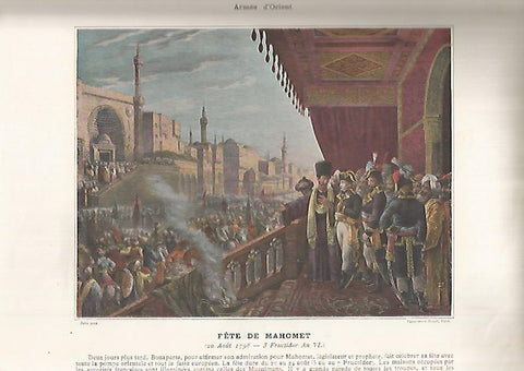 LAMINA 16049: Fiesta de Mahoma, campaña de 1798