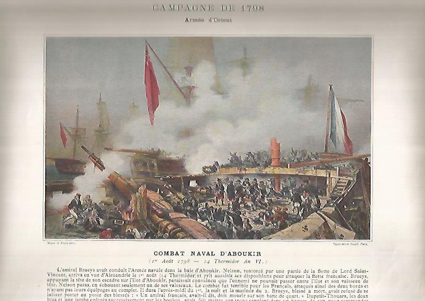 LAMINA 16047: Combate naval de Aboukir en 1798