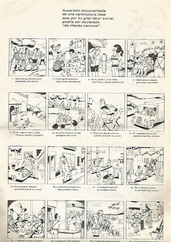 LAMINA 16098: Auca. Astilleros Duarry de Barcelona. Dibujos de Tinet y texto de C. Castanys