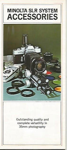 LAMINA 16096: Instrucciones Minolta Accessories