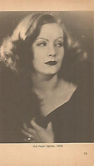 LAMINA 16006: Greta Garbo en La mujer ligera