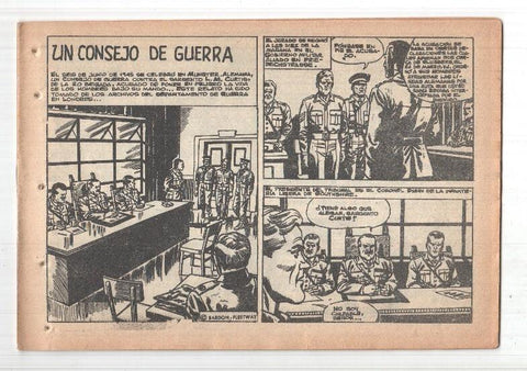 Espia serie meteoro de 5 pts numero 42: Un consejo de guerra