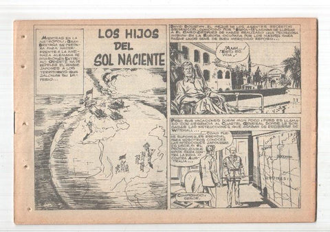 Espia serie meteoro de 5 pts numero 58: Los hijos del sol naciente