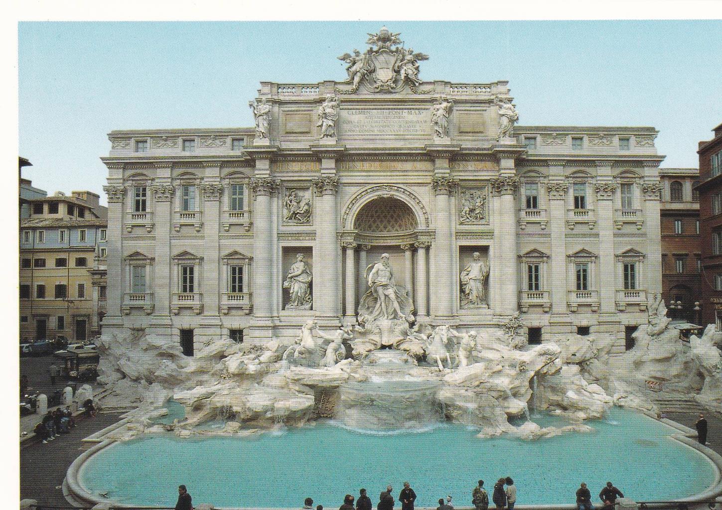 POSTAL B13134: ROMA: FONTANA DI TREVI