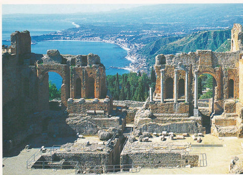 POSTAL B13129: ITALIA: TAORMINA. TEATRO GRIEGO