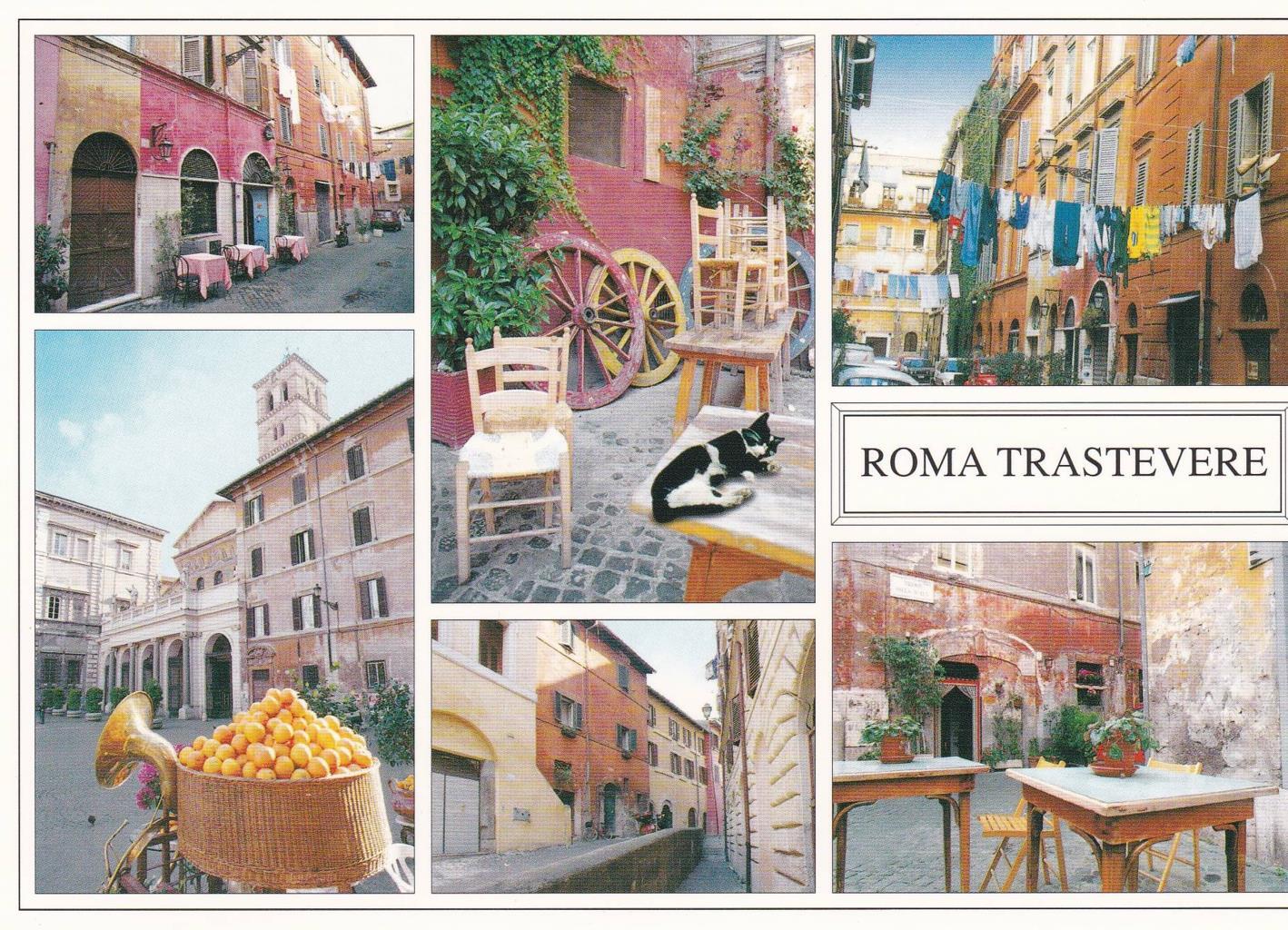 POSTAL B13127: ROMA: TRASTEVERE