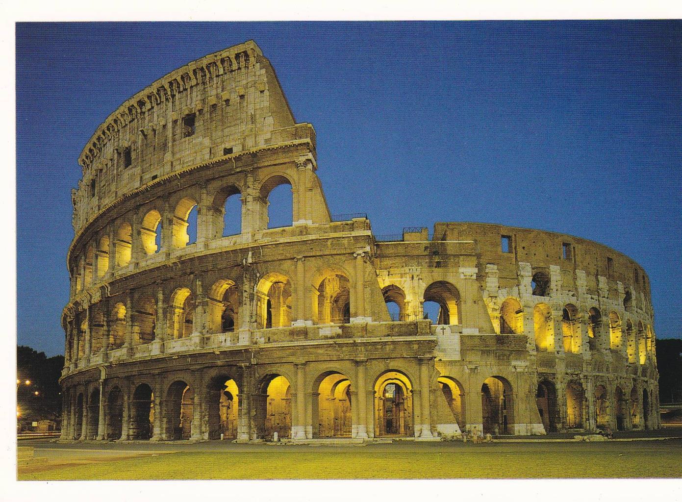 POSTAL B13125: ROMA: COLISEO ROMANO