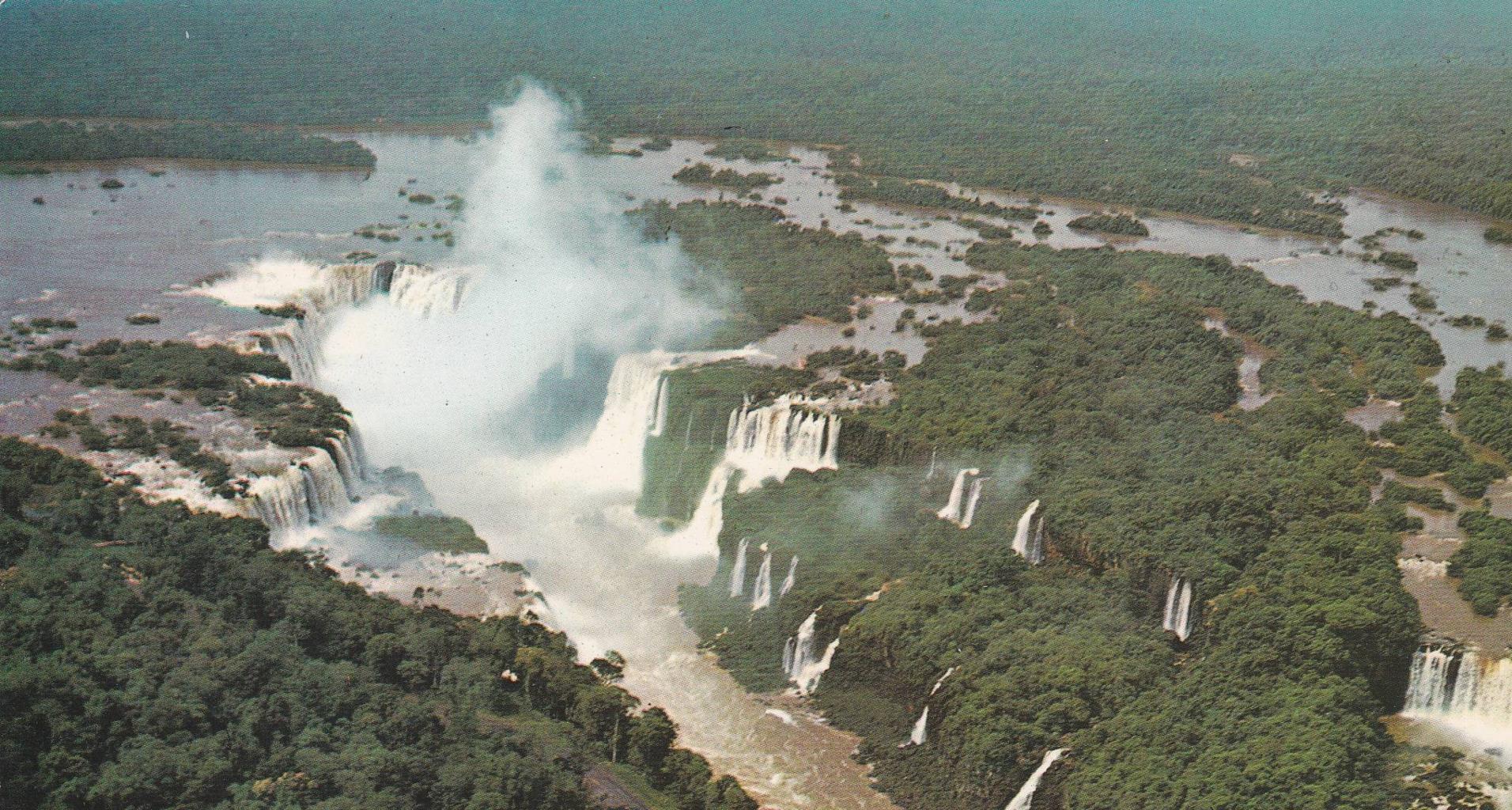 POSTAL B13204: CATARATAS IGUAZU. VISTA AEREA