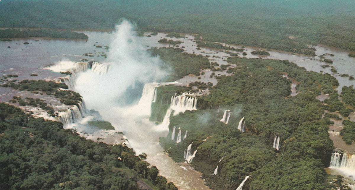 POSTAL B13204: CATARATAS IGUAZU. VISTA AEREA