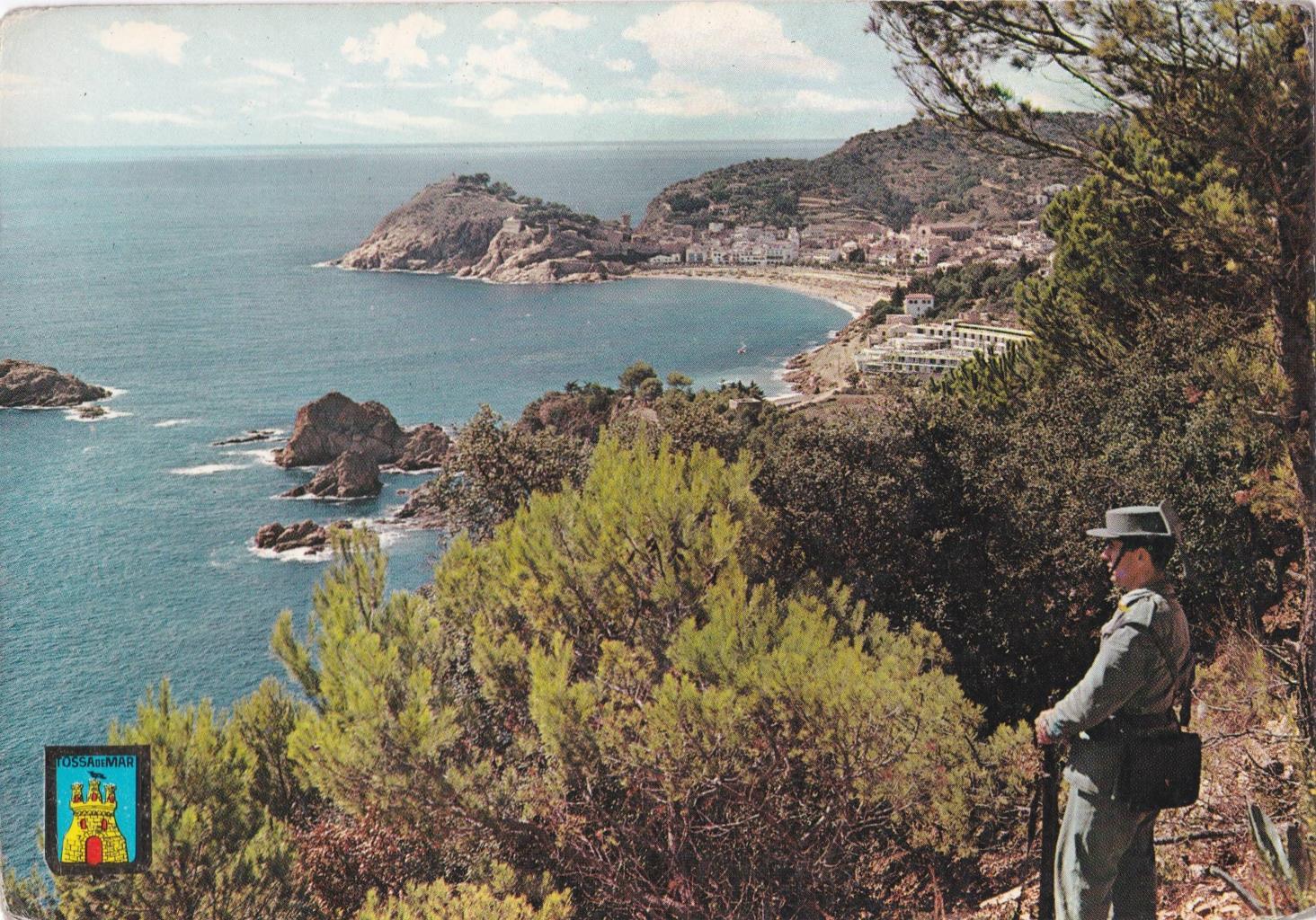 POSTAL B13235: TOSSADE MAR. VISTA AEREA