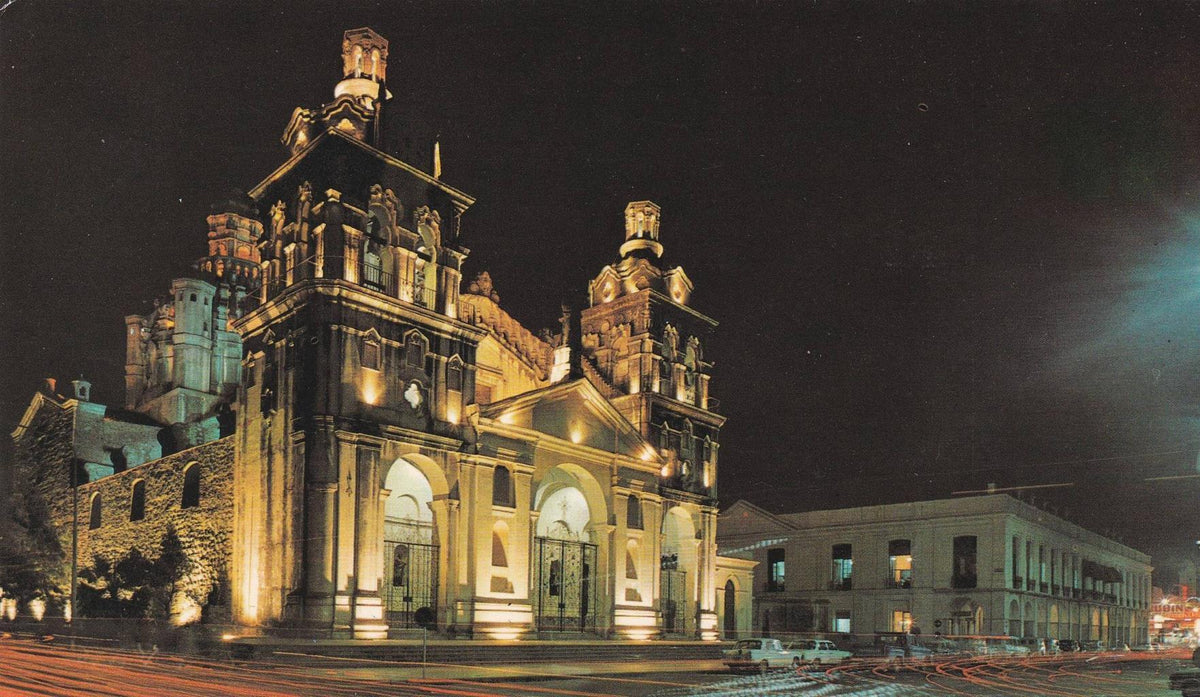 POSTAL B13199: ARGENTINA. CORDOBA. VISTA NOCTURNA CATEDRAL