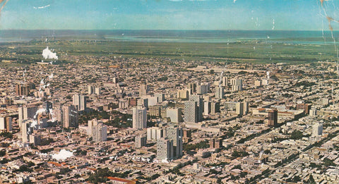 POSTAL B13195: BAHIA BLANCA. VISTA AEREA
