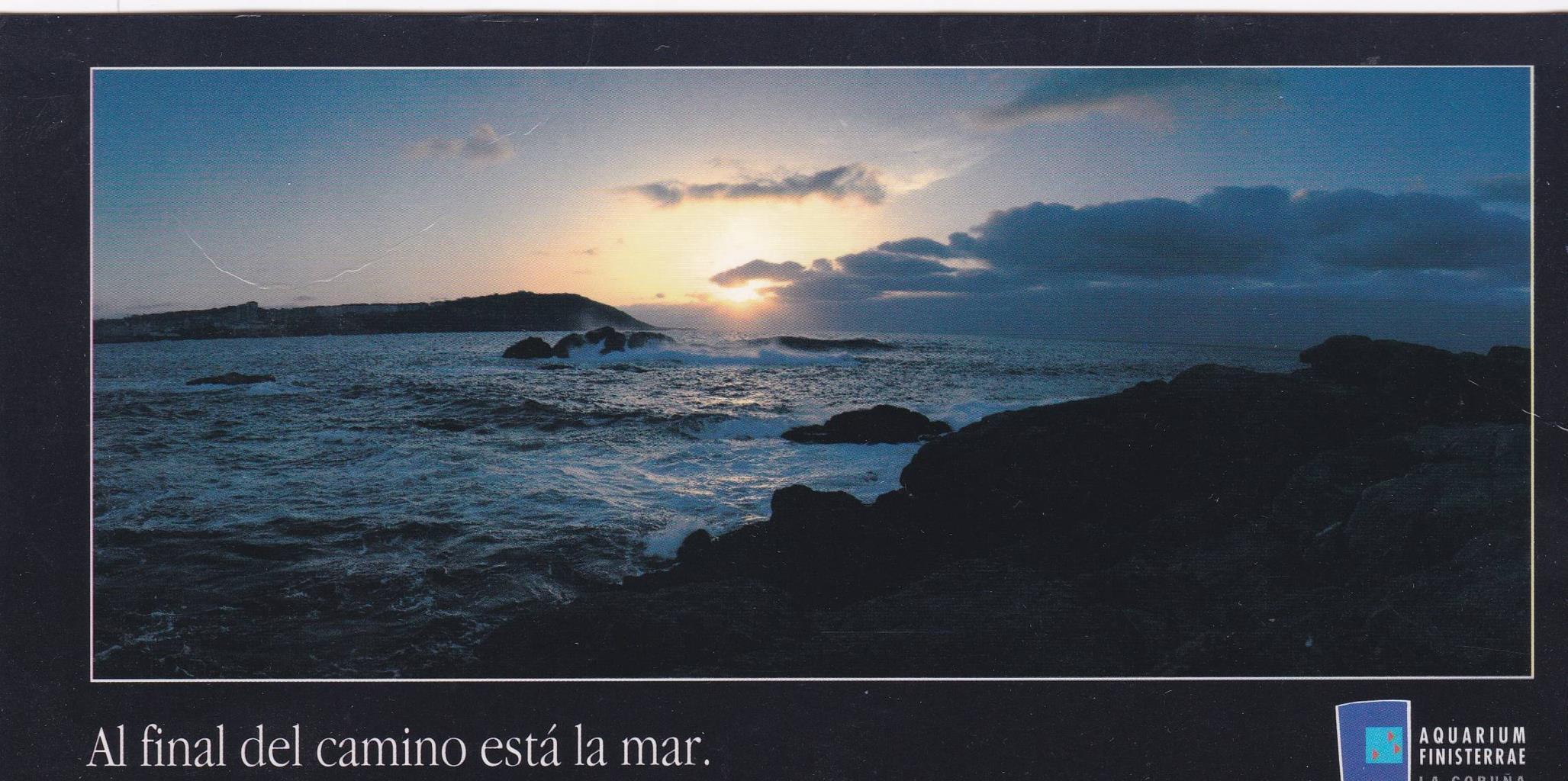 POSTAL B13192: PUESTA DE SOL. LA CORUÑA