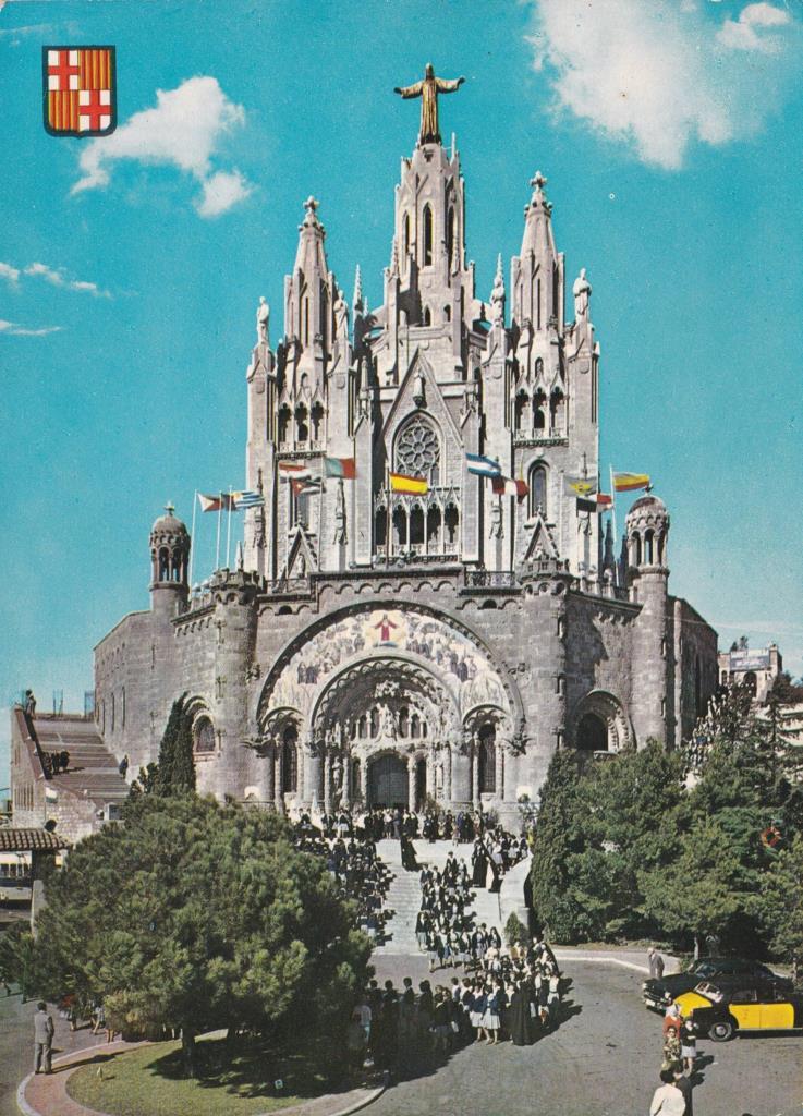 POSTAL B13185: BARCELONA. TIBIDABO
