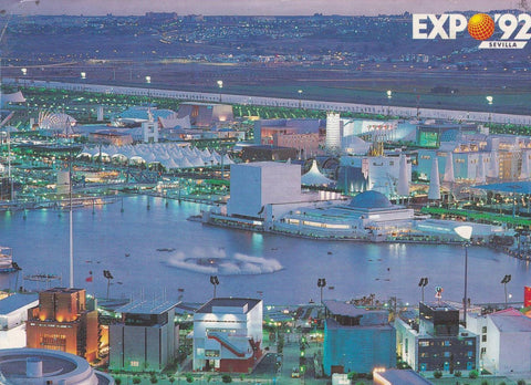 POSTAL B12983: EXPO 92: LAGO DE ESPAÑA