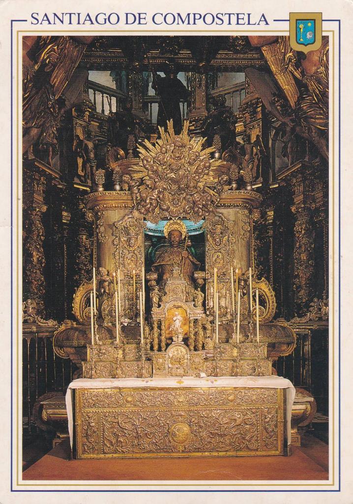 POSTAL B13001: SANTIAGO DE COMPOSTELA: ALTAR MAYOR