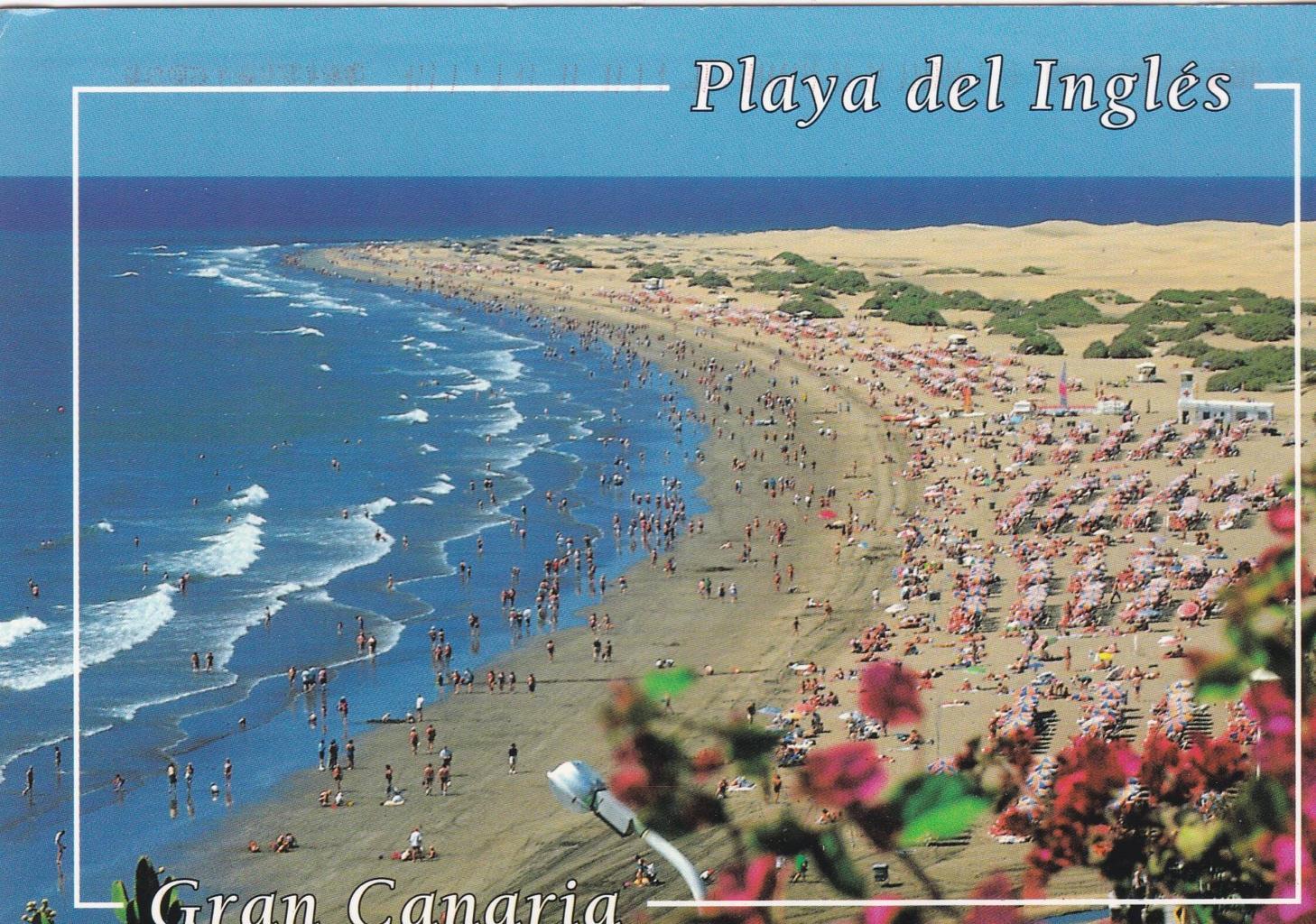 POSTAL B12976: GRAN CANARIA: PLAYA DEL INGLES