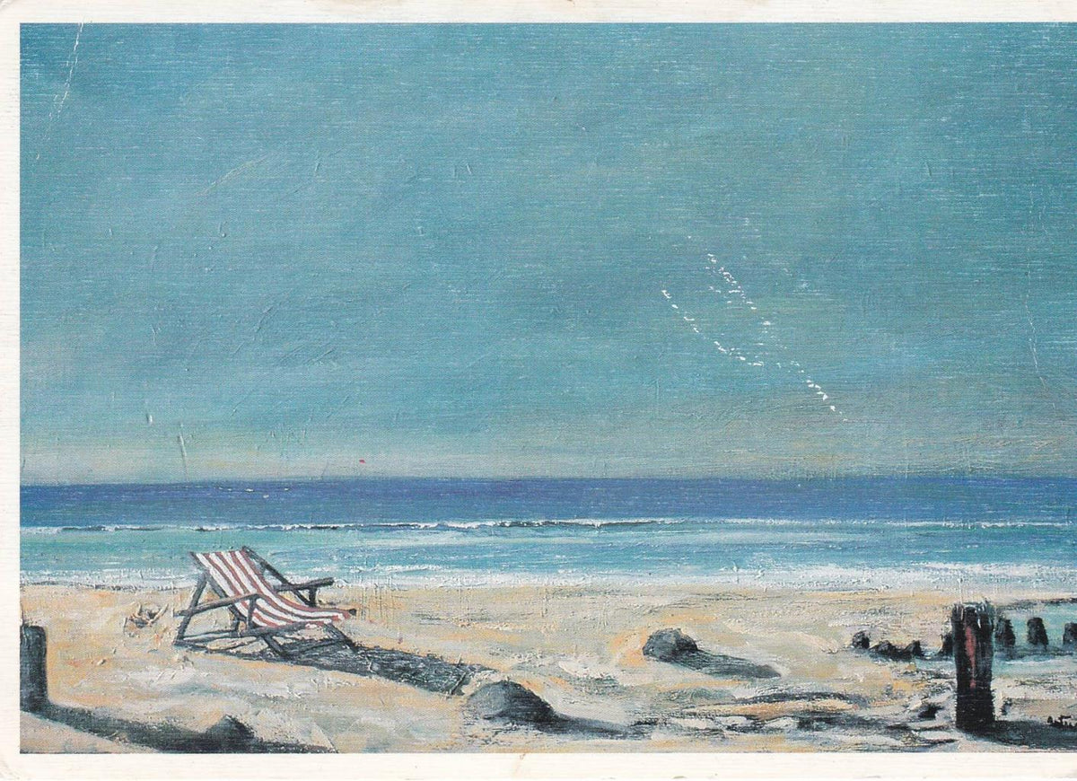 POSTAL B12947: ARTURO MIRANDA: LA SILLA DE PLAYA