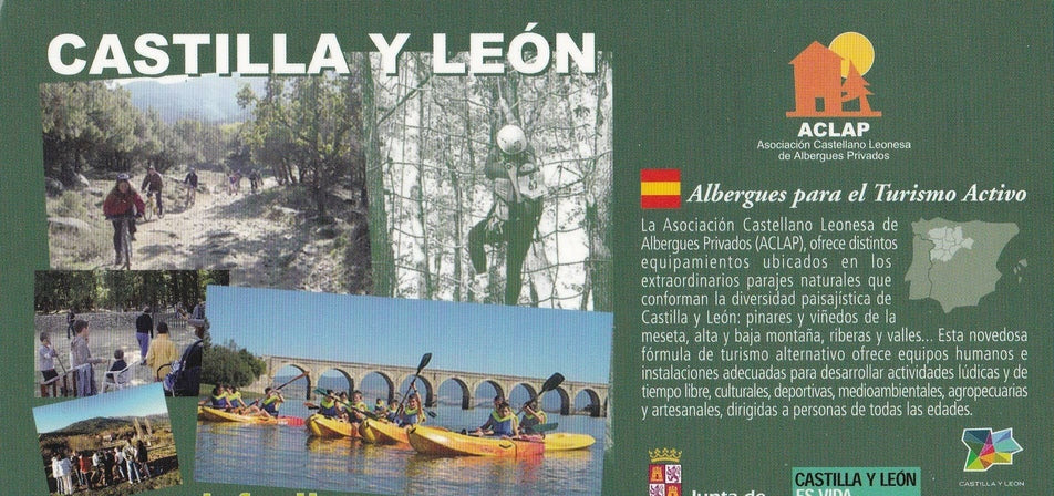 POSTAL B13012: CASTILLA Y LEON: INFOALBERGUES