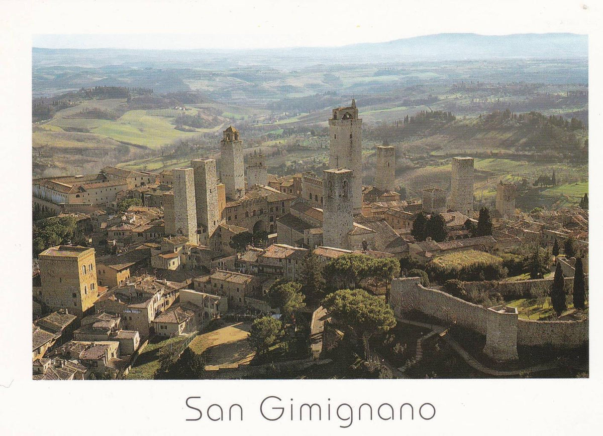 POSTAL B13083: SAN GIMIGNANO. VISTA AEREA