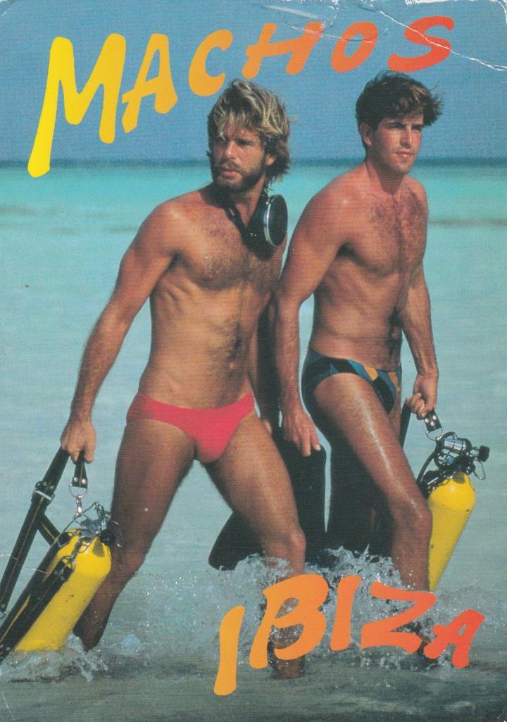 POSTAL B13049: IBIZA: MACHOS IBIZA