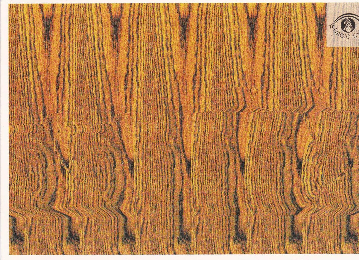 POSTAL B13025: MAGIC EYE: IMAGEN OCULTA. DIVERSOS ASPECTOS