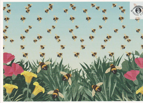 POSTAL B13033: MAGIC EYE: IMAGEN OCULTA. DIVERSOS ASPECTOS