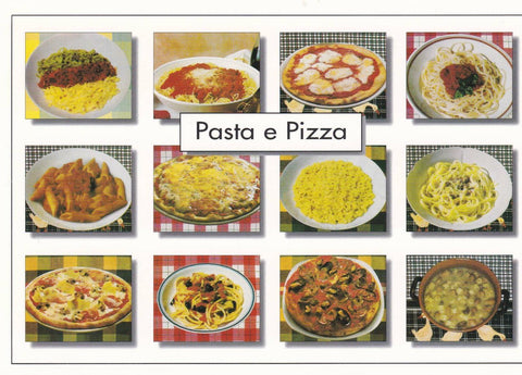 POSTAL B13047: ITALIA: PASTA Y PIZZA. DIVERSOS ASPECTOS