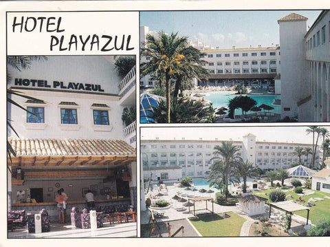 POSTAL B13041: ALMERIA: HOTEL PLAYAZUL. DIVERSOS ASPECTOS