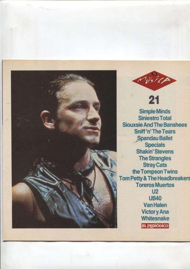 Fasciculo tu musica numero 21: Simple Minds, Siniestro Total