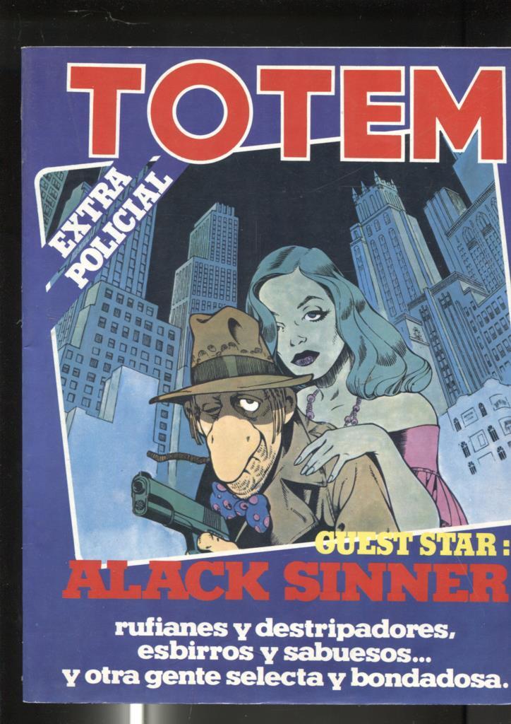 Totem Extra numero 14: policial numero 1: Alack Sinner