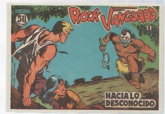 Ficha tebeo numerada 484: Rock Vanguard, edit Rollan (dibujo Guerrero)