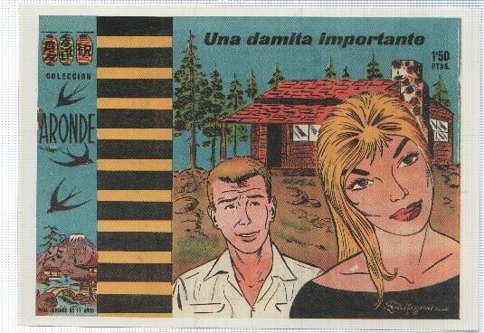 Ficha tebeo numerada 488: Aronde, edit Belkrom (dibujo varios)