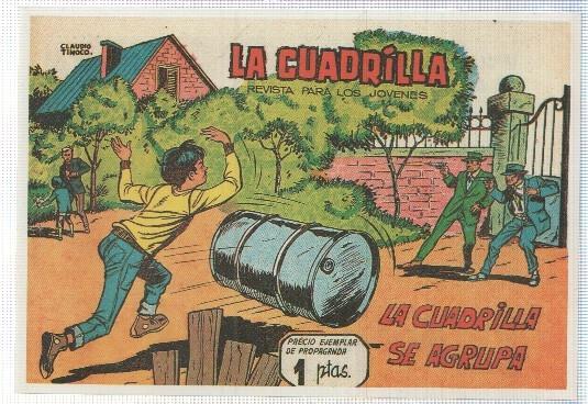 Ficha tebeo numerada 511: La Cuadrilla, edit Maga (dibujo Claudio Tinoco)
