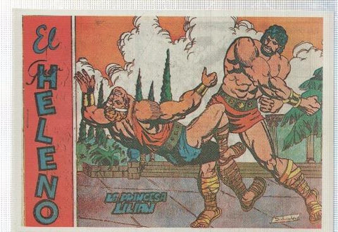 Ficha tebeo numerada 522: El Gran Heleno, edit Cierre (dibujo J.Salvador)
