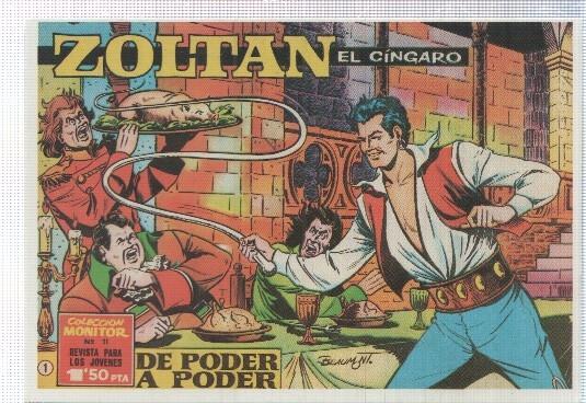 Ficha tebeo numerada 524: Zoltan el cingaro, edit Ibero Mundial (dibujo Beaumont)