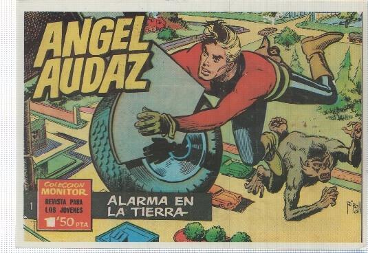 Ficha tebeo numerada 526: Angel Audaz, edit Ibero Mundial (dibujo Ripoll)